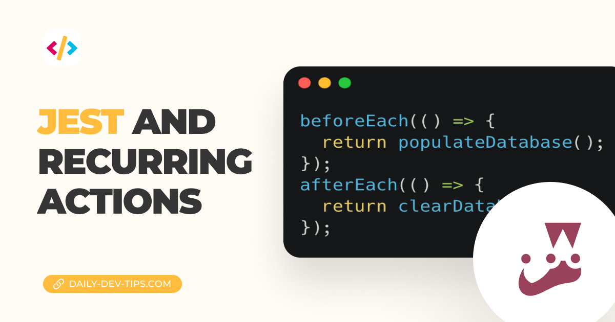 Jest and recurring actions
