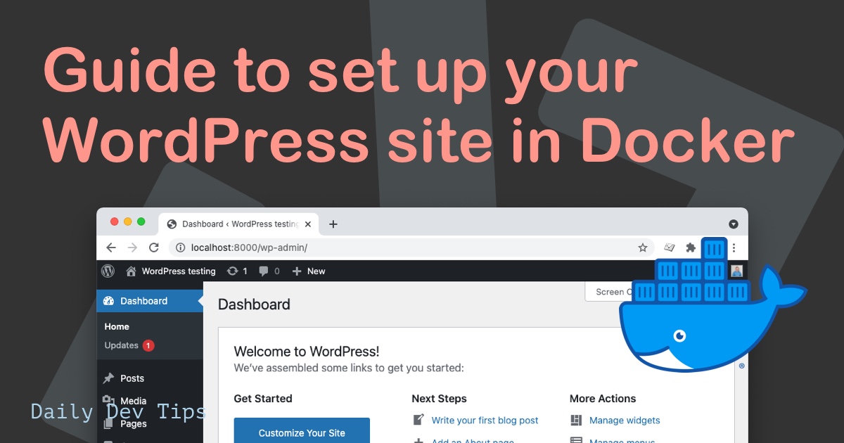 Guide to set up your WordPress site in Docker