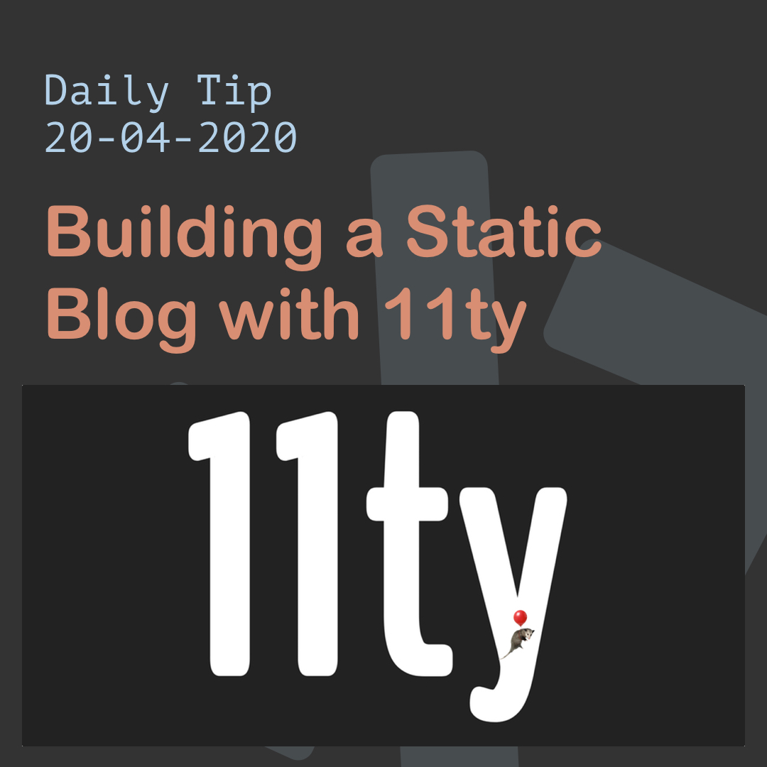 Building a Static Blog with 11ty