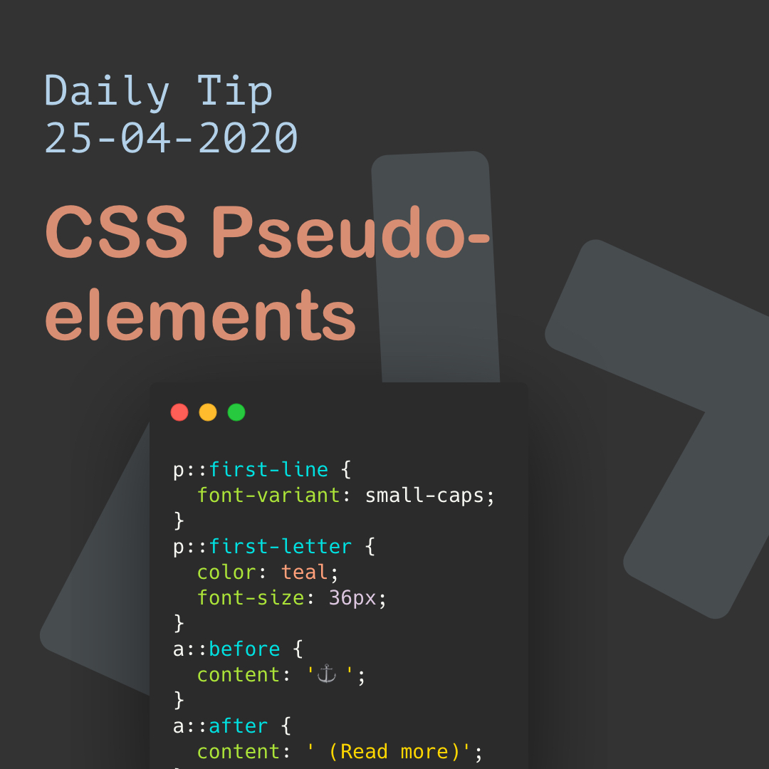 CSS Pseudo-elements