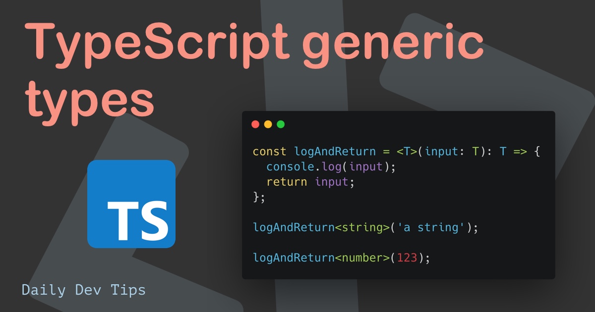 TypeScript generic types