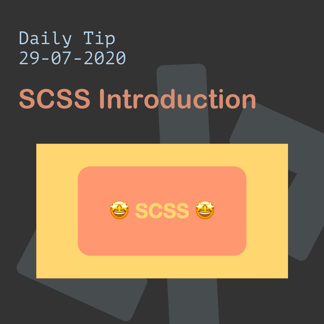 SCSS Introduction